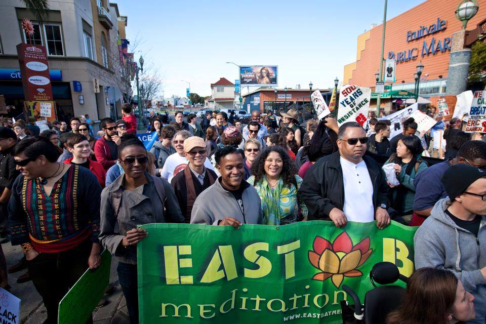 East Bay Meditation Center march.