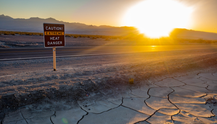 Heat in the desert