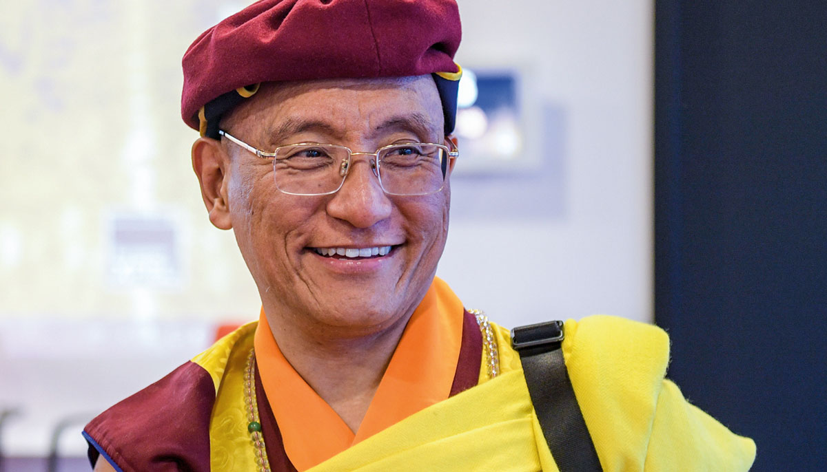 Photo of The Gyalwang Drukpa smiling