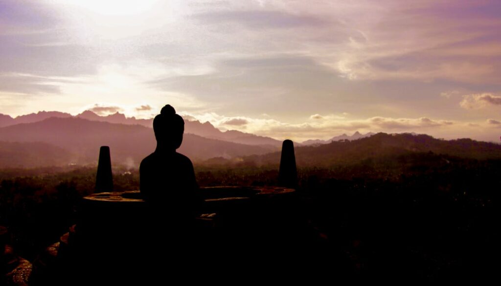 Buddha in the sun.