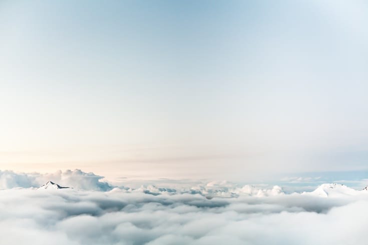 Clouds and sky.