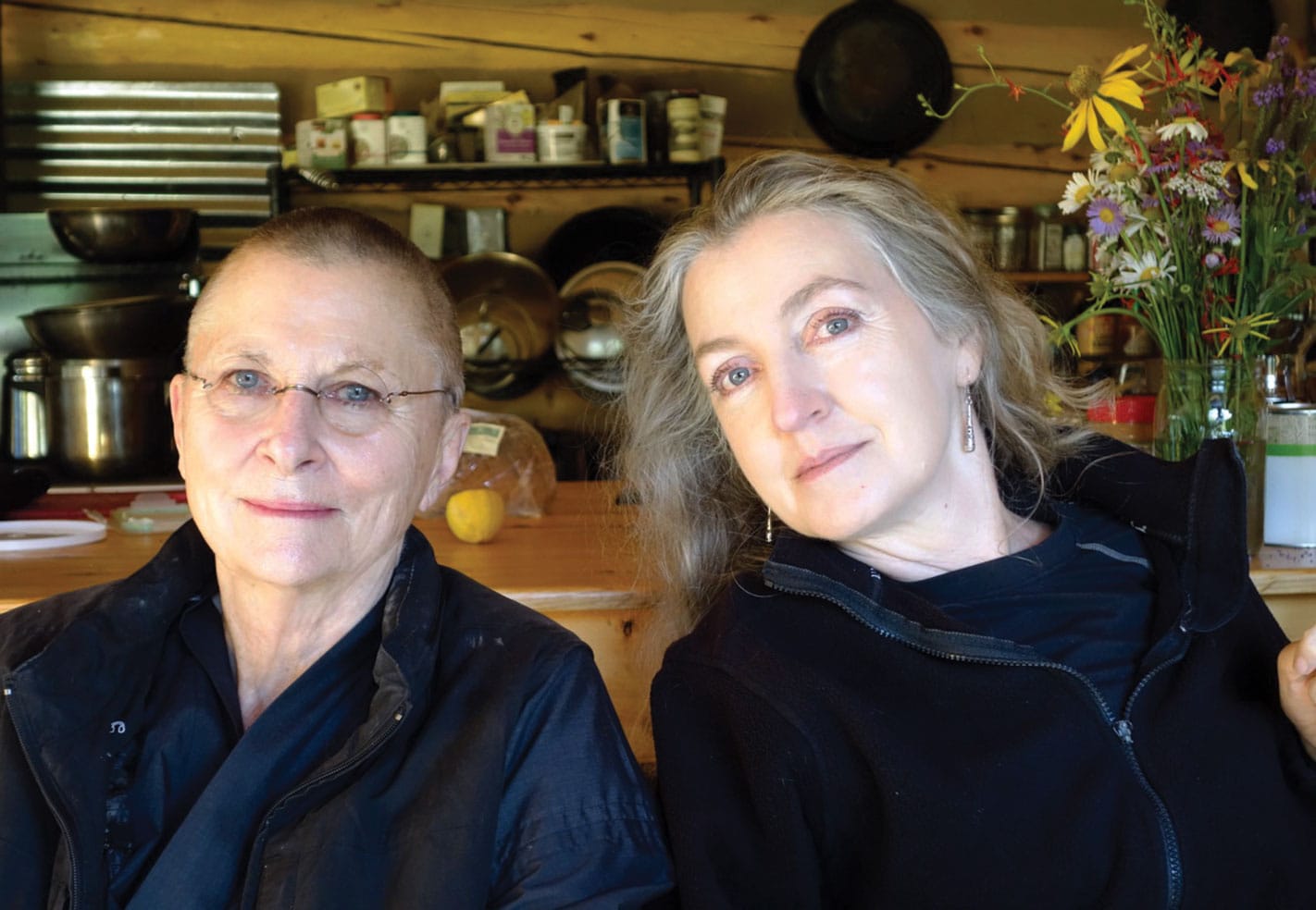 Rebecca Solnit and Roshi Joan Halifax.